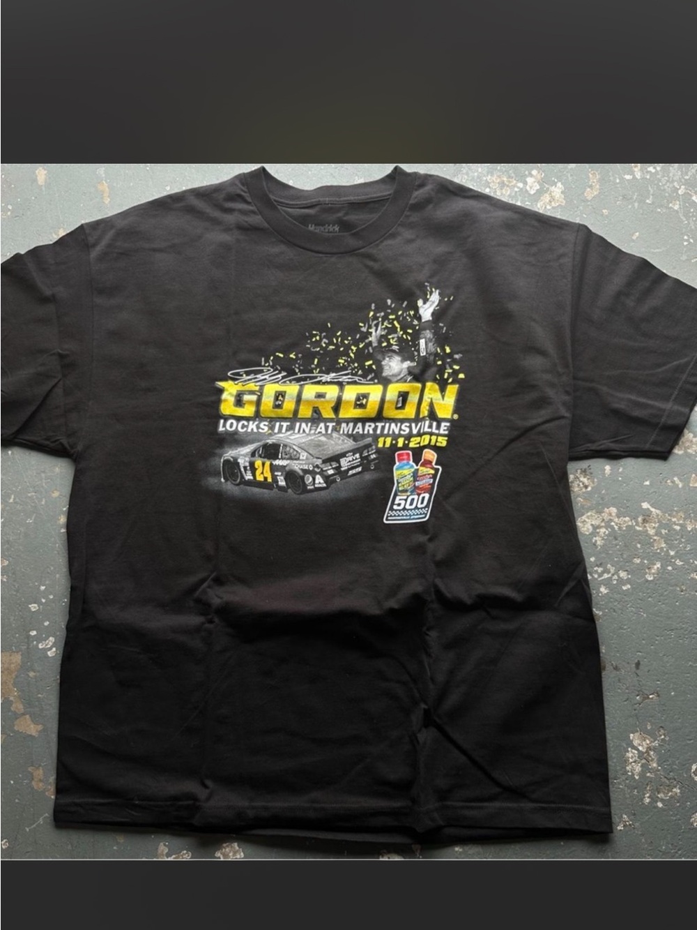 Gordon Black Short Sleeve Graphic Tee
